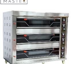 3 Deck 9 Trays Gas Deck Oven